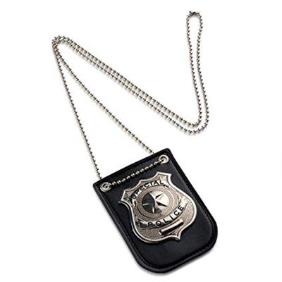 Police Badge with Chain