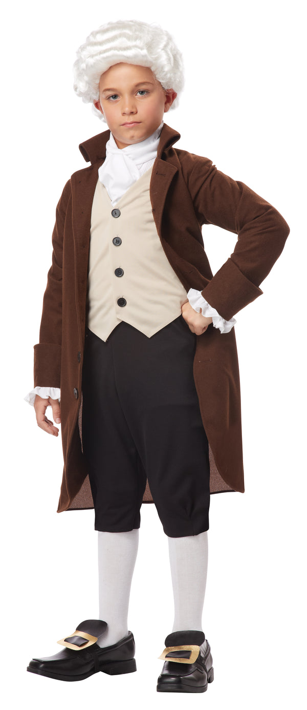 Hombre colonial de Benjamin Franklin (niño)