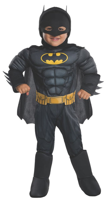 Disfraz de Batman musculoso (niño pequeño)