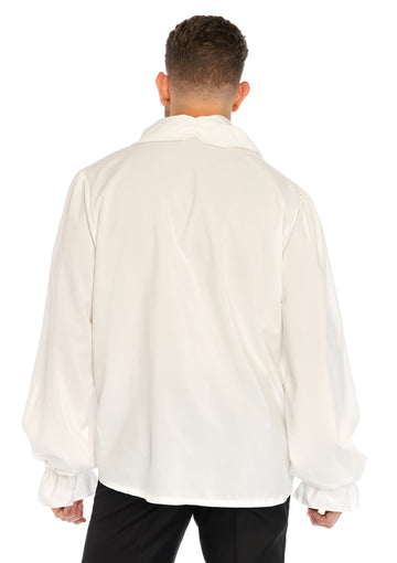 Camisa Volantes Blanca (Adulto)
