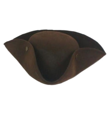 Sombrero de tricornio similar al cuero