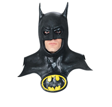 Batman-Maske mit Kapuze und Logo