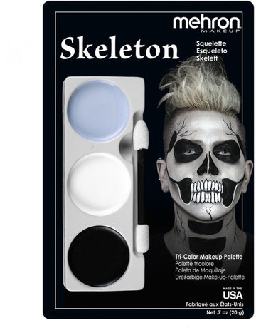 Kit de maquillaje Skeleton Tri Color de Mehron