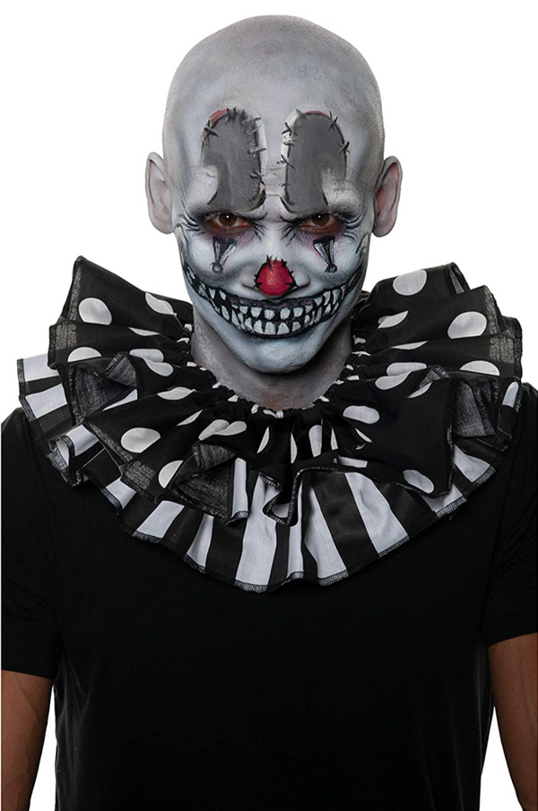 Collar de payaso (negro/blanco)