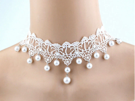 Ivory Lace Choker