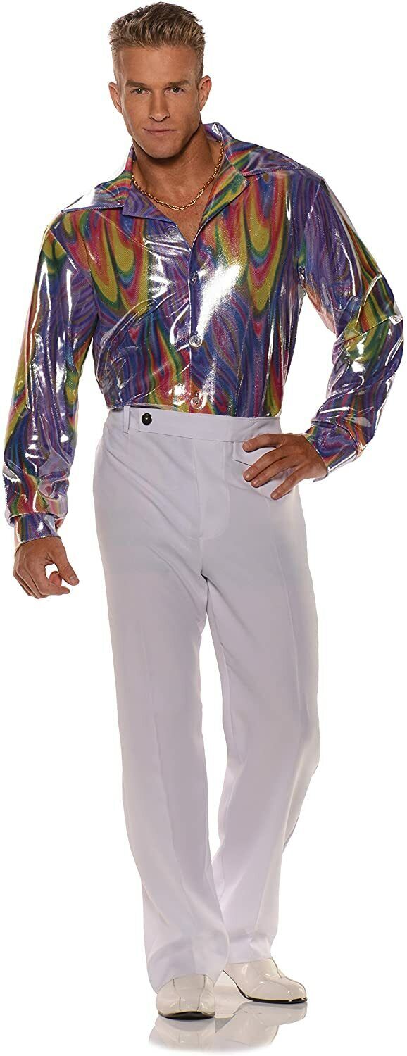 Camisa Disco Rainbow Swirl (Adulto)
